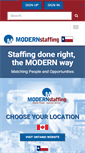 Mobile Screenshot of modern-staffing.com